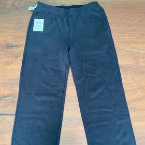 TNA Aritzia Black Cozy Boyfriend Straight Sweatpants Medium New With Tags